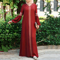 Embroidered dress or robe