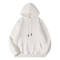 Thick-fiber hooded cotton long-sleeved hoodie