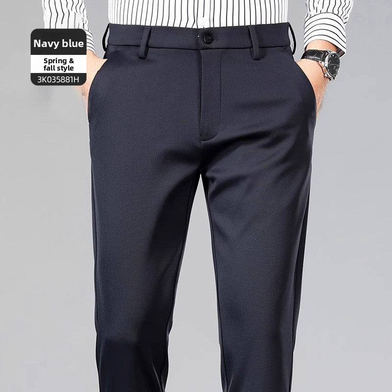 Men's casual non-stretch trousers
