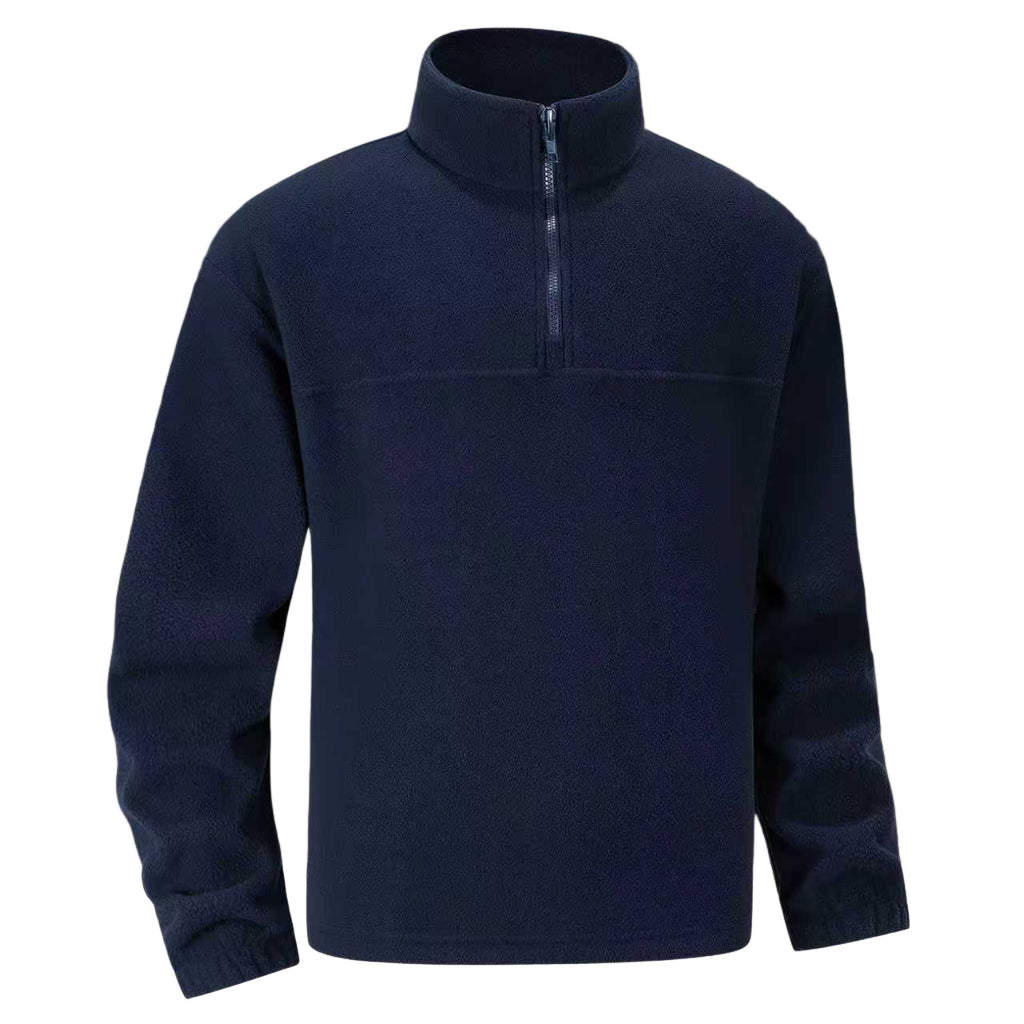 Men's Stand Collar Polar Fleece Jacket