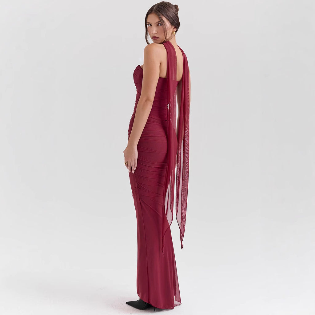 Women's Tube Top and Pencil Skirt Set