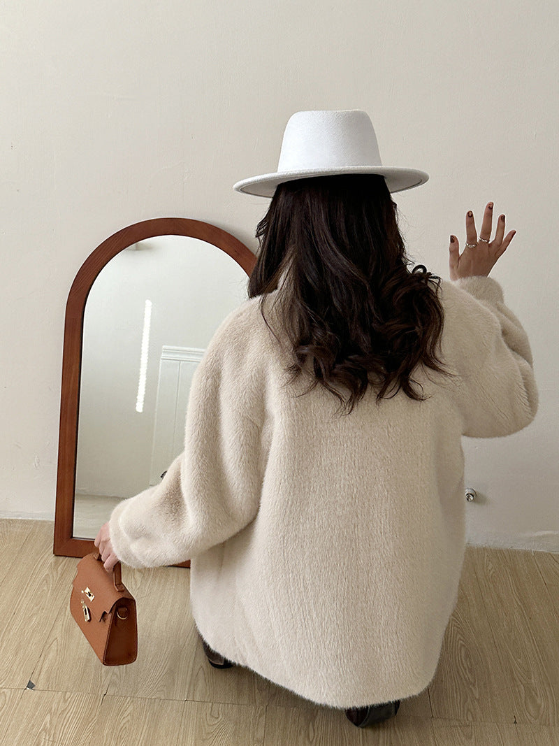 Coat Warm Winter Celebrity Wind