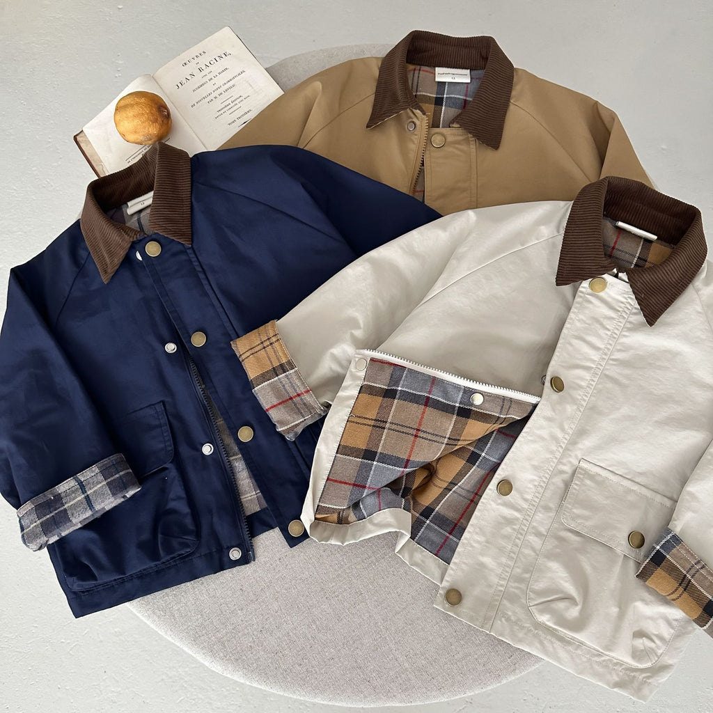 Children's Contrast Collar Jacket