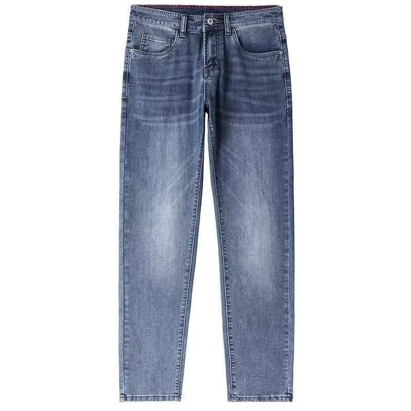 Men's Slim-Fitting Long Jeans