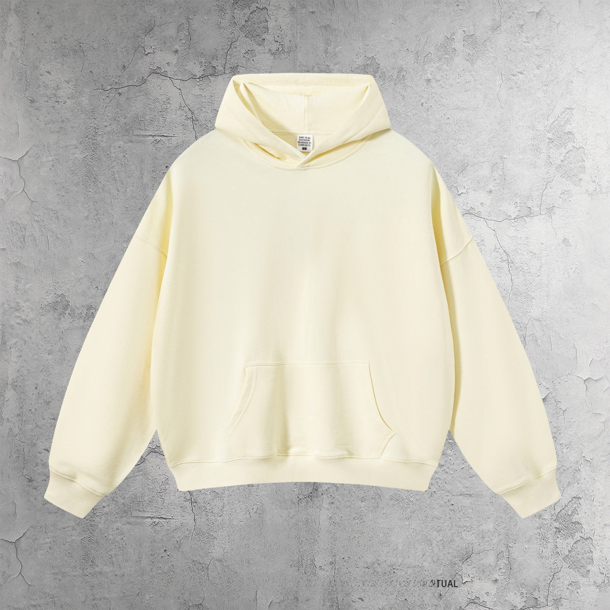 Men's hooded pullover sweatshirt and tapered pants