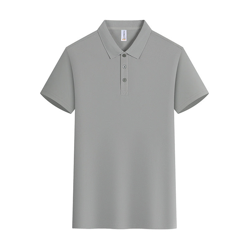 Short-sleeved plain-colored casual T-shirt