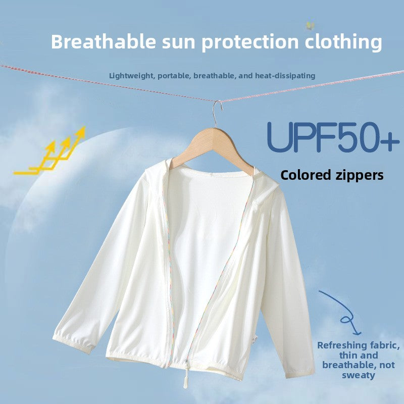 Kids' UV Protection Hooded Jacket