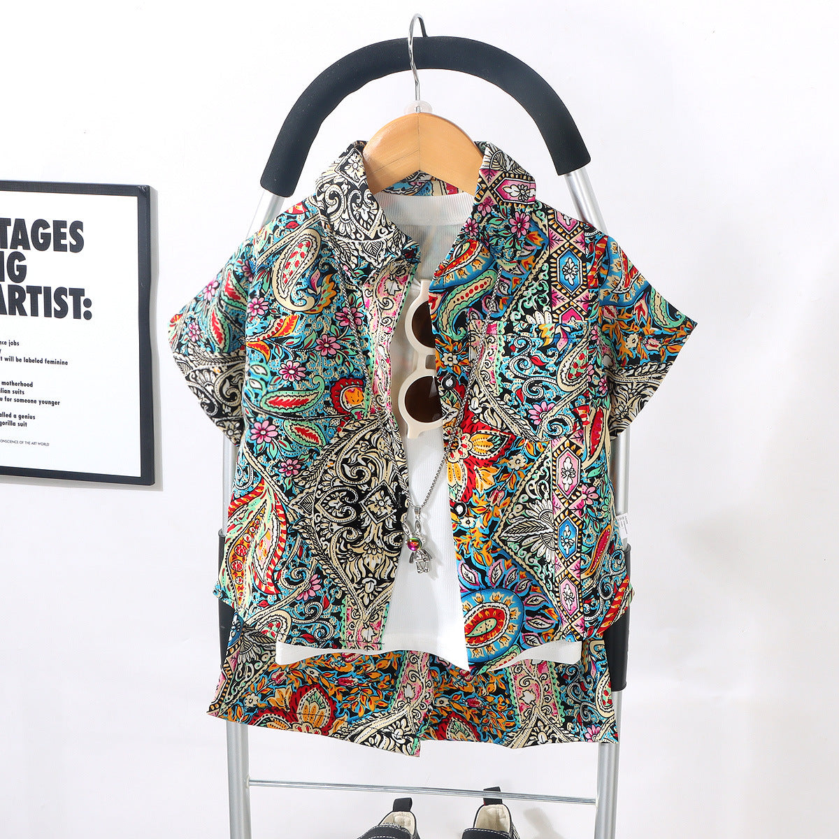 Childrens' Short Sleeve Shirt and Shorts