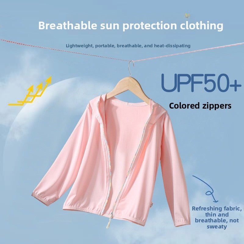 Kids' UV Protection Hooded Jacket