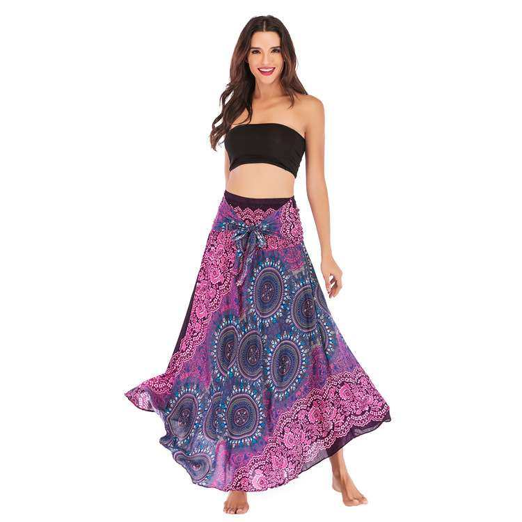 Women's cotton dress - Two-way wear style