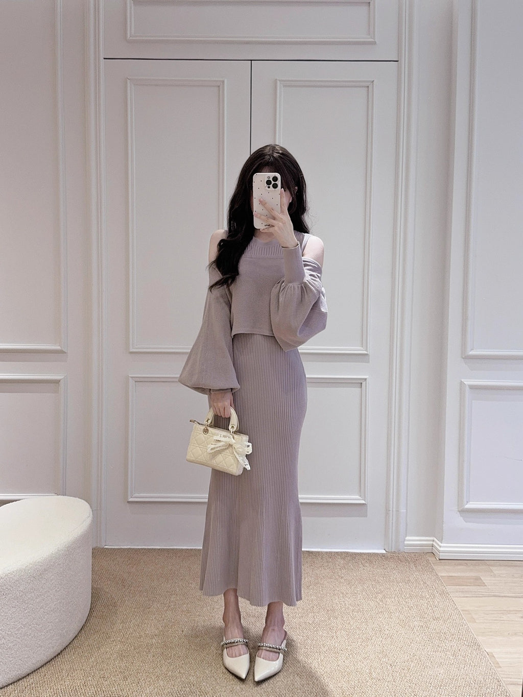 Knitted Dress Set