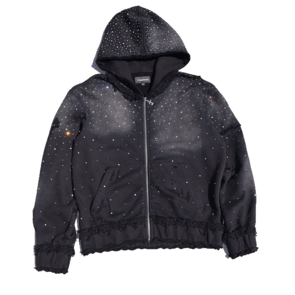 Men's Star Print Hooded Sweatshirt
