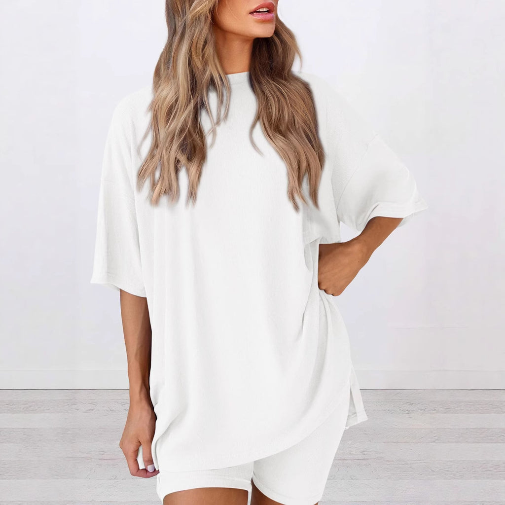 Women's Casual T-Shirt and Shorts Set