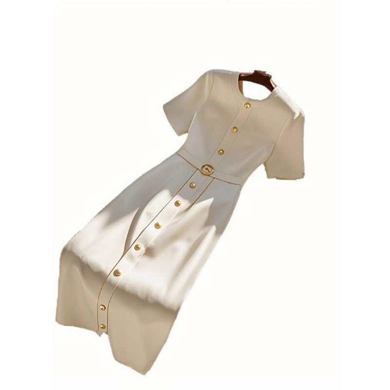 Women's Suede A-Line Dress