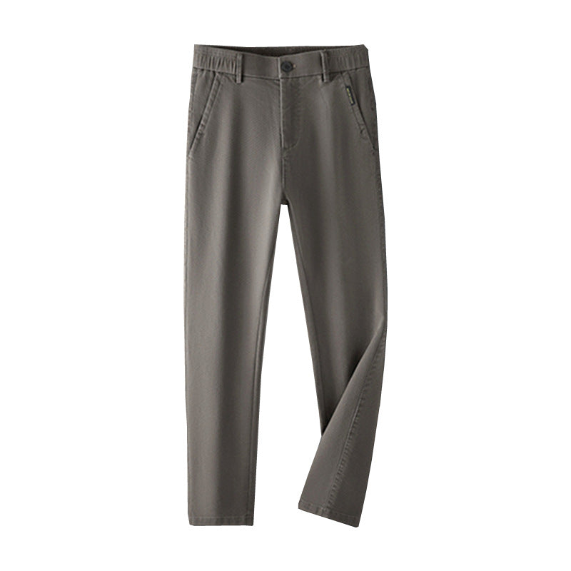 Mid-to-thick men's casual pants