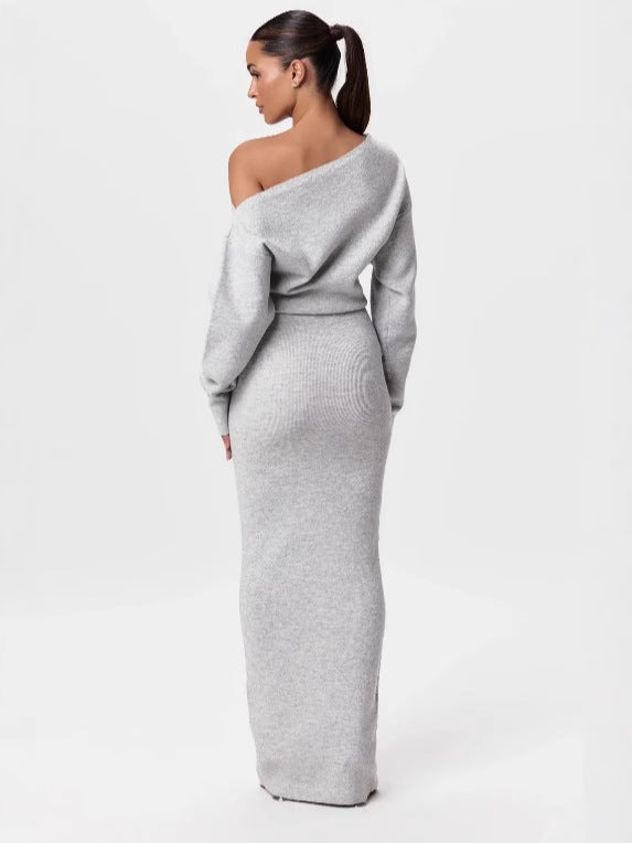 Elegant Long Sleeve Women's Dress