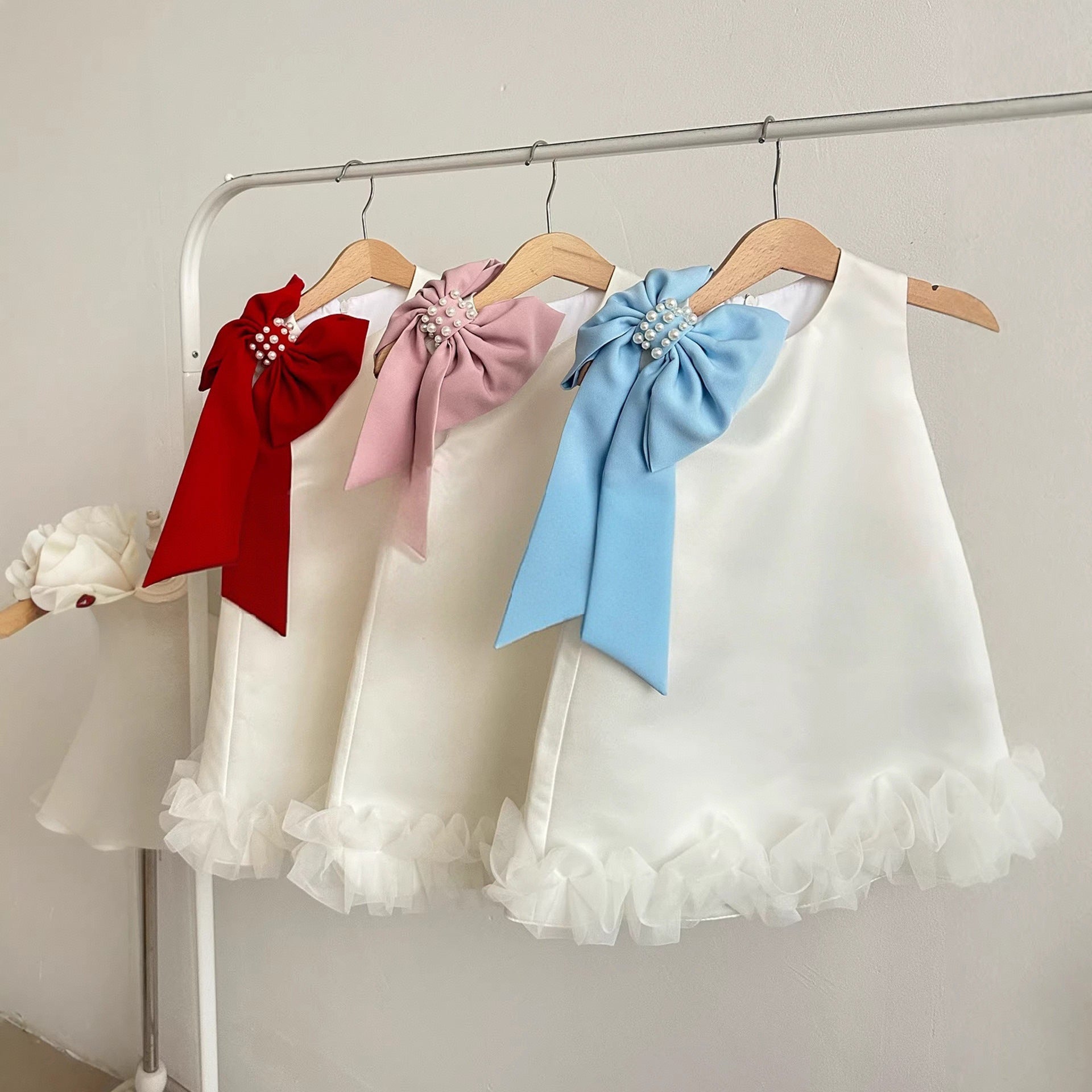 Girls' Bow Party Dress