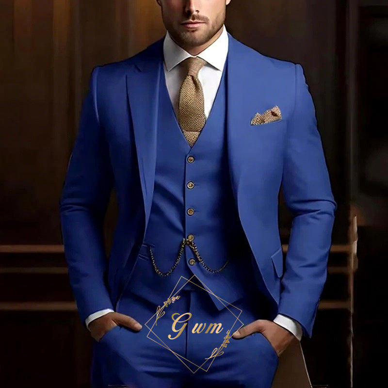 Elegant Three-Piece Suit Set