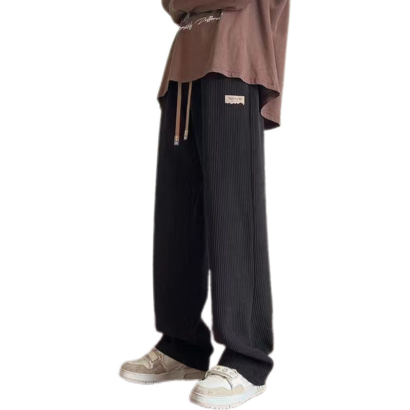 Men's Corduroy Loose Wide-leg Trousers