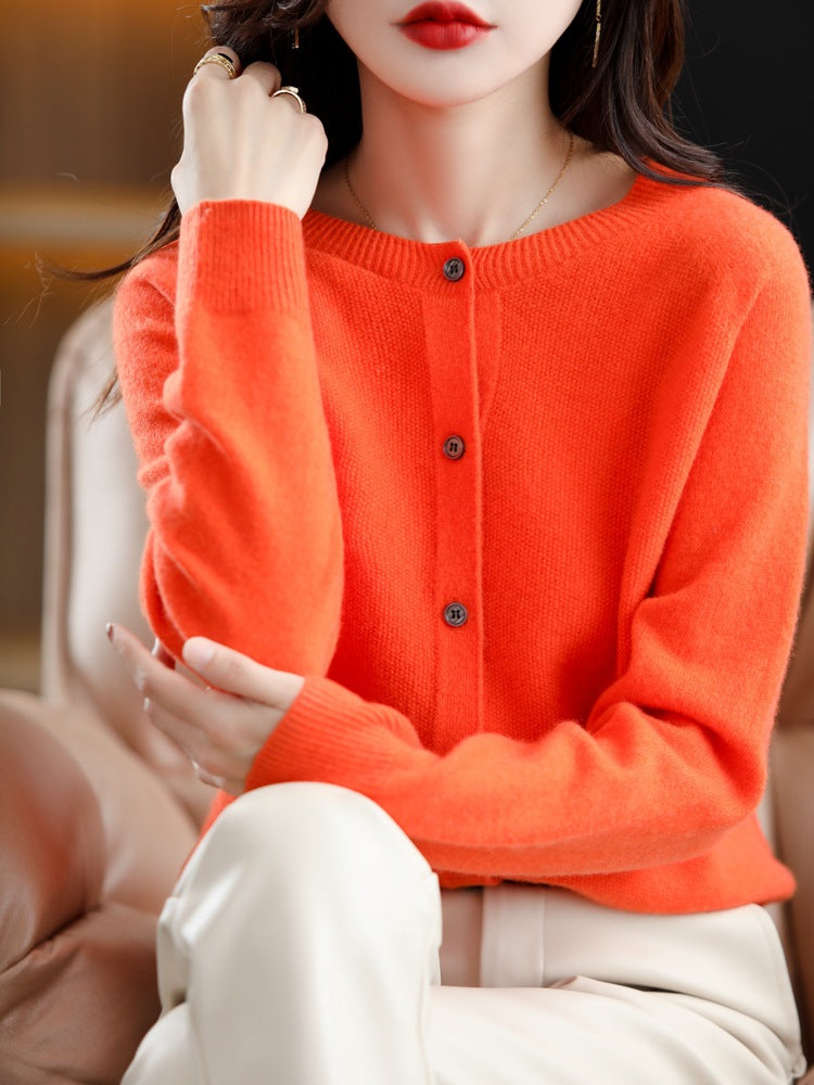Women's Wool Knit Cardigan
