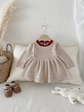 Girl's Princess Cotton Dress Long Sleeve