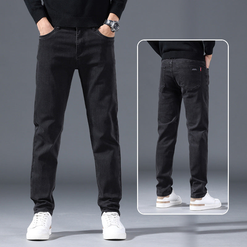 Men's straight-leg jeans