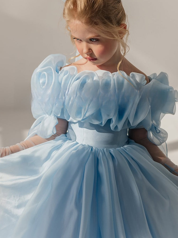 Blue Princess Tutu Dress for Girls