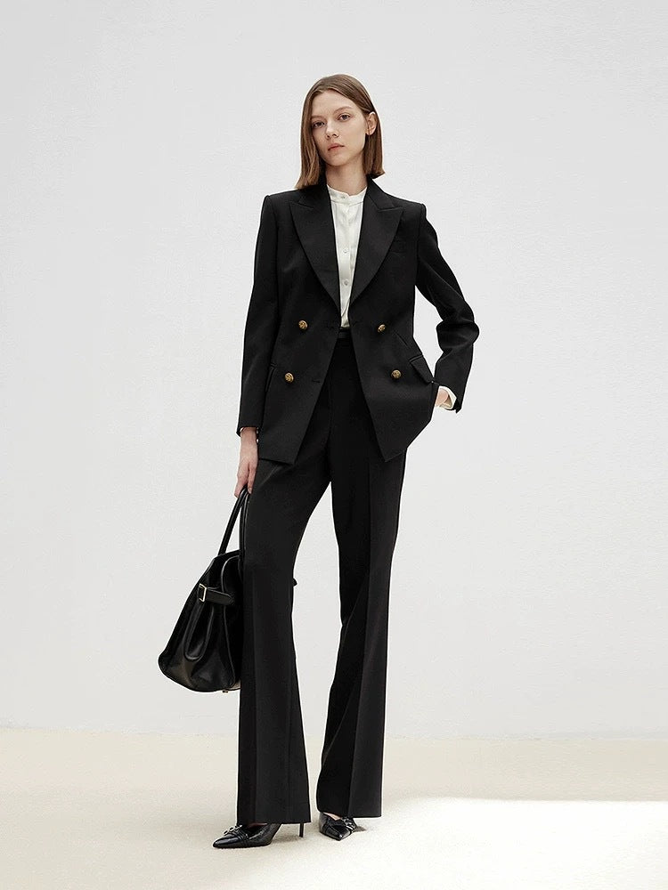Women's pure wool suit jacket