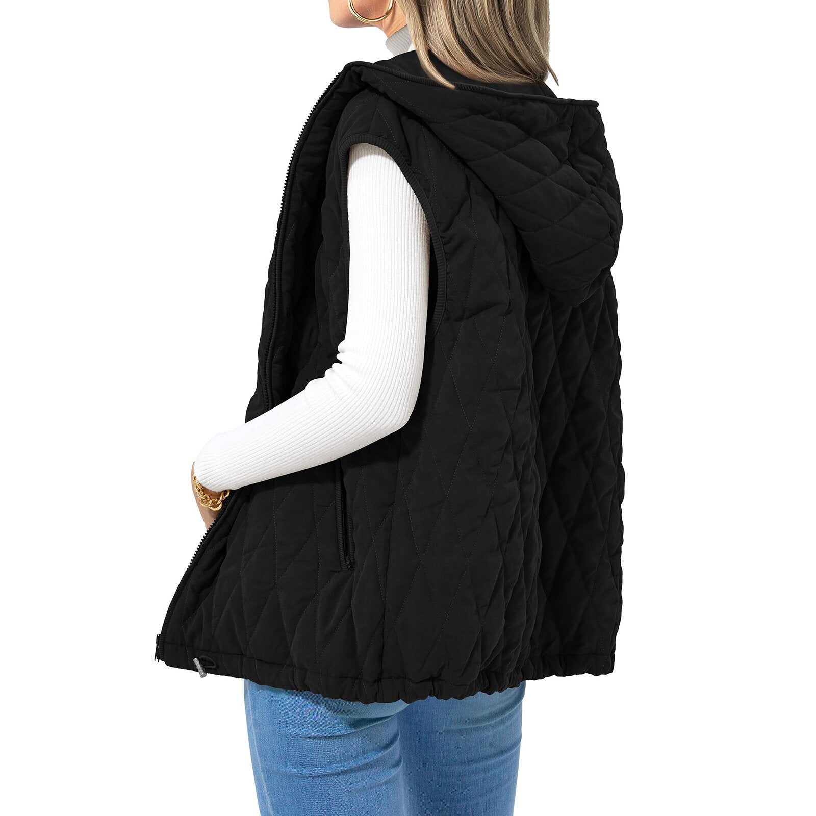 Women's Hooded Cotton Vest