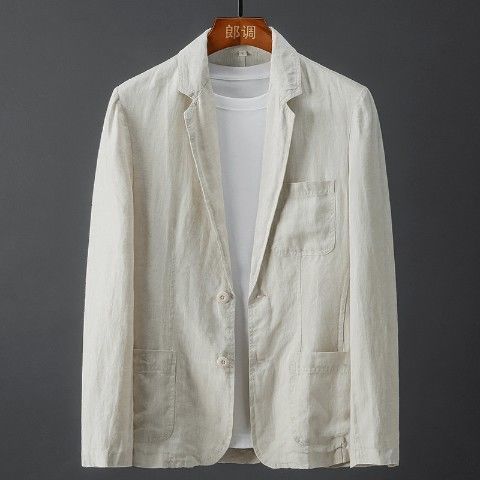 Men's Linen Suit Jacket