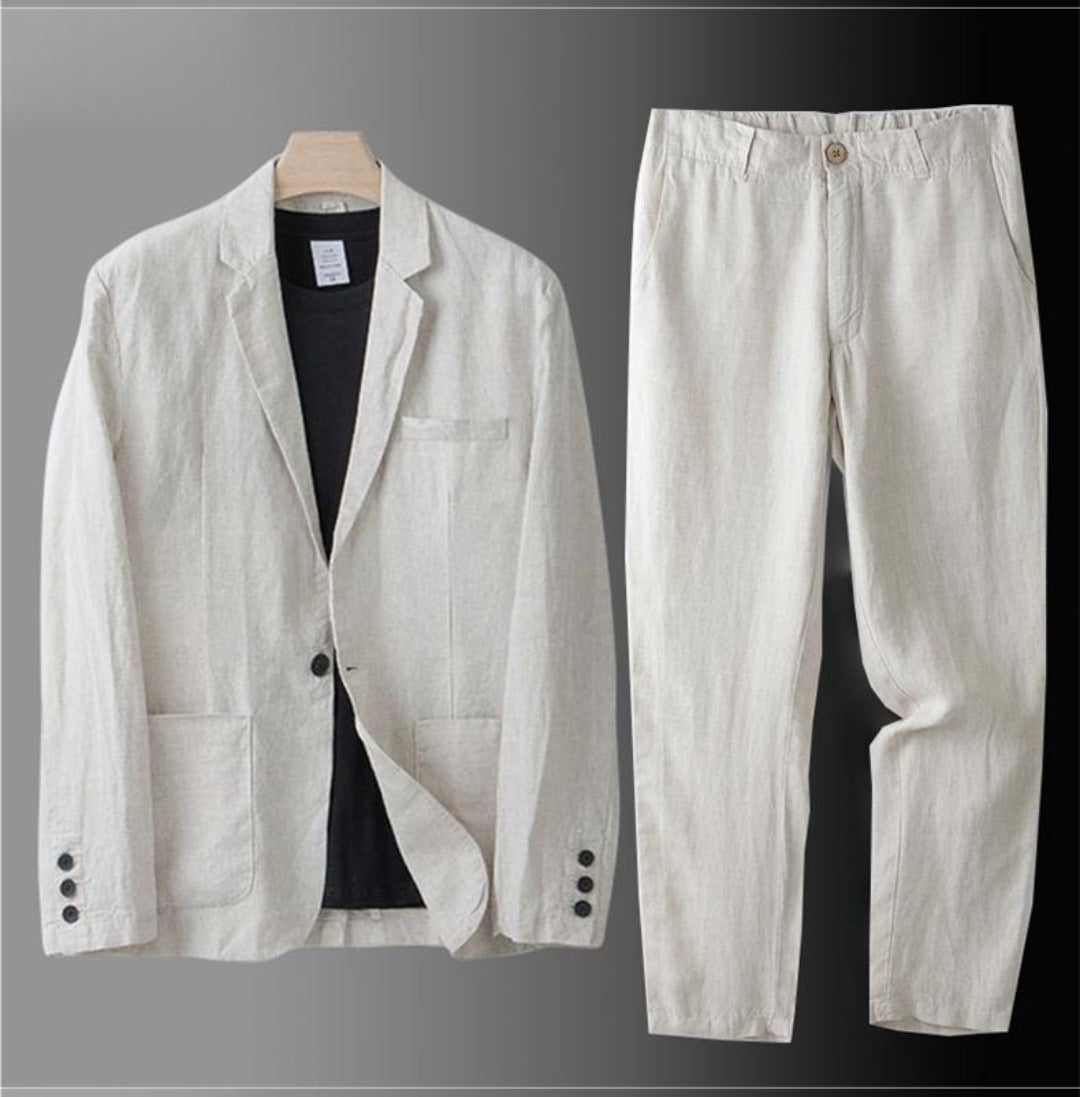 Men's Linen suit set