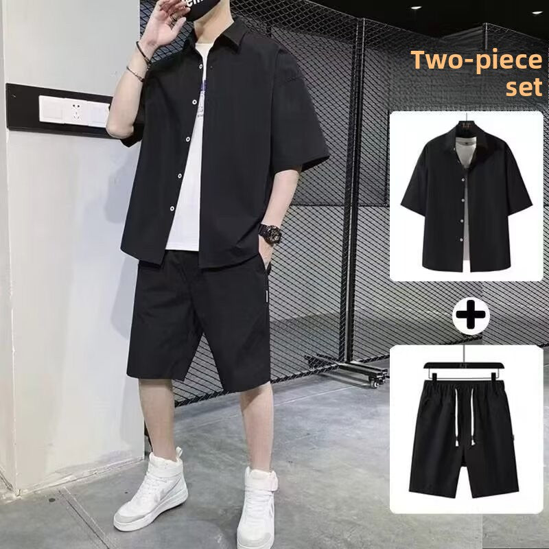 Shirt, men's shorts, short sleeves