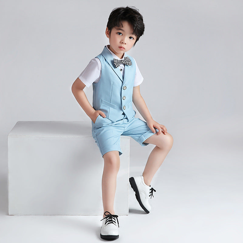 Children's Vest Short Sleeve Suit Summer