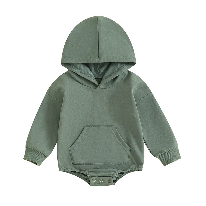 Baby Hooded Jumpsuit Soft Cotton Romper