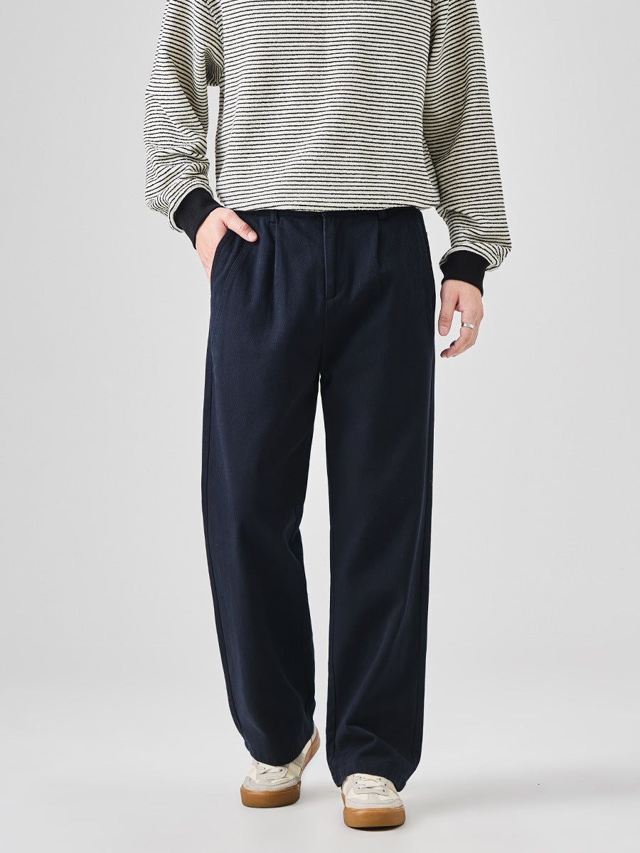 Semi-elastic trousers