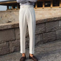Slim Fit Cropped Trousers