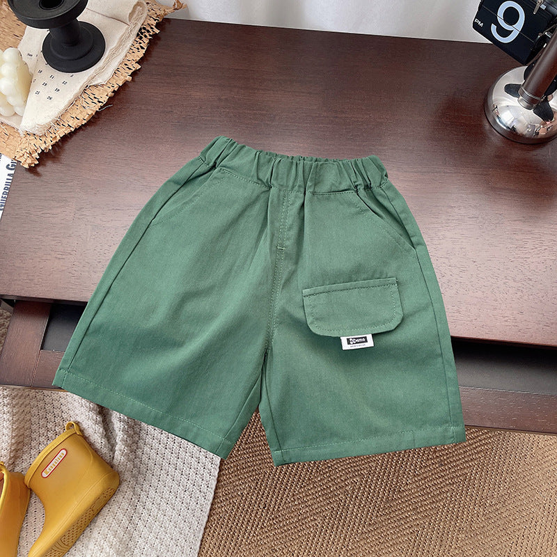 Childrens' Short Sleeve Printed Two-Piece Set