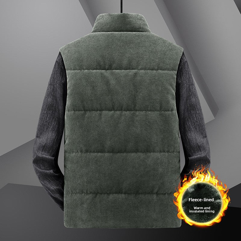 Men's corduroy vest