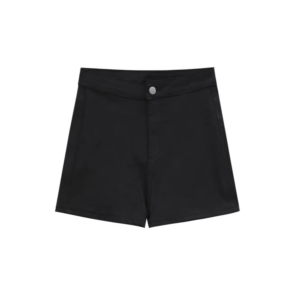 High Waist Denim Shorts A-shaped Slim Fit Hot Pants