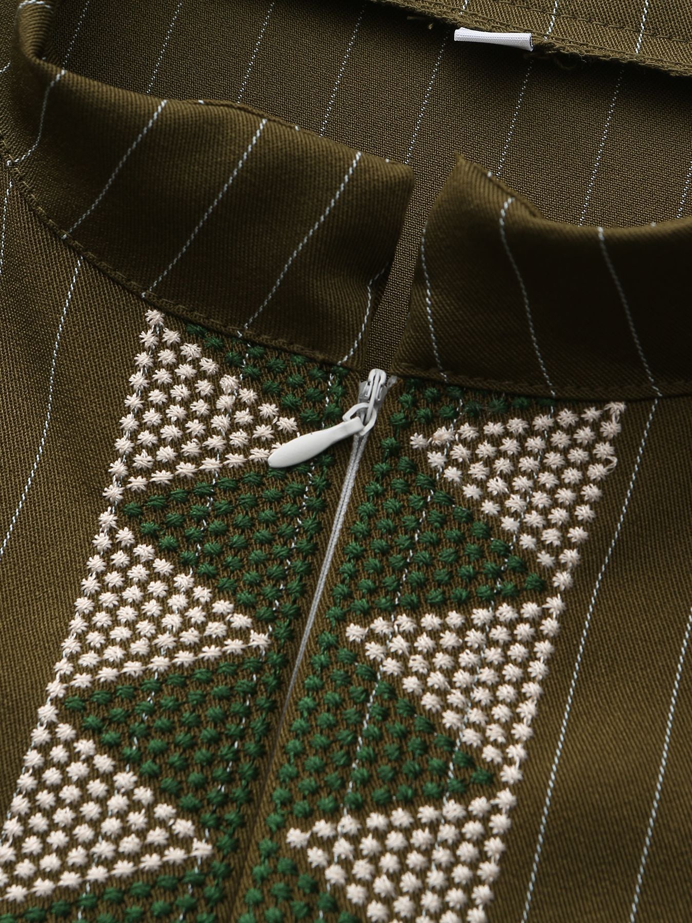 Embroidered two-piece suit