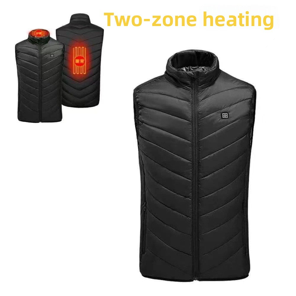 USB Electric Heating Vest with Multiple Warm Zones