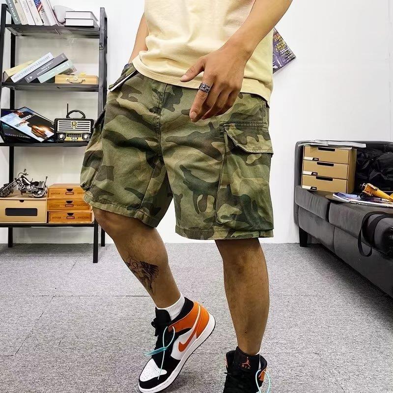 Camouflage Loose Fit Casual Shorts