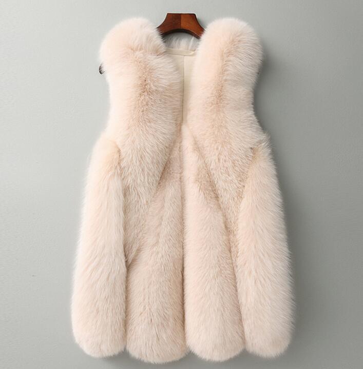 Faux fur vest