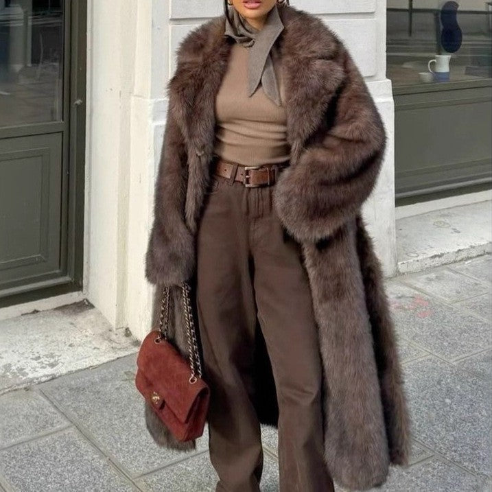 Extra long coat