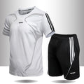 Men's Summer Sport Gym Fitness Suit Set