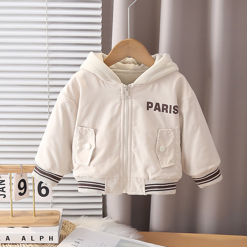 Boys' Fleece Hooded Jacket