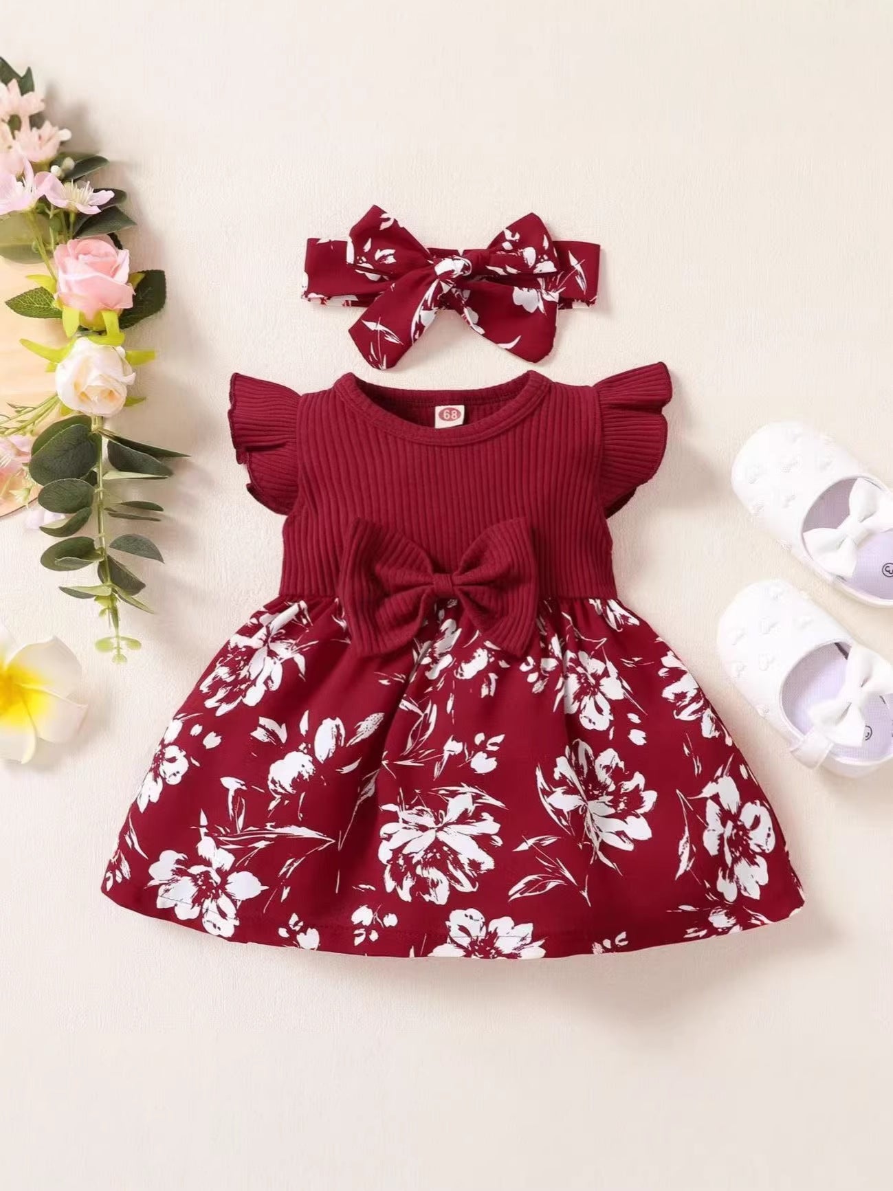 Girls' Floral Princess Dress