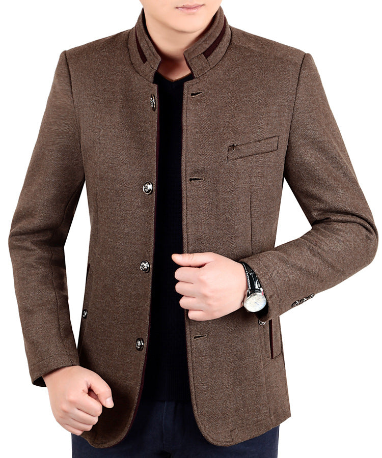 Men's business wool Coat