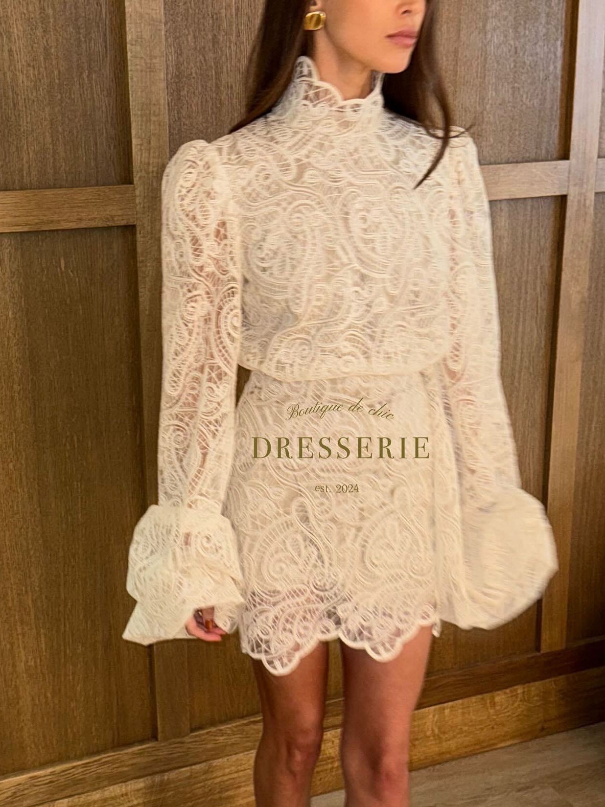Two-Piece Set Top and Skirt