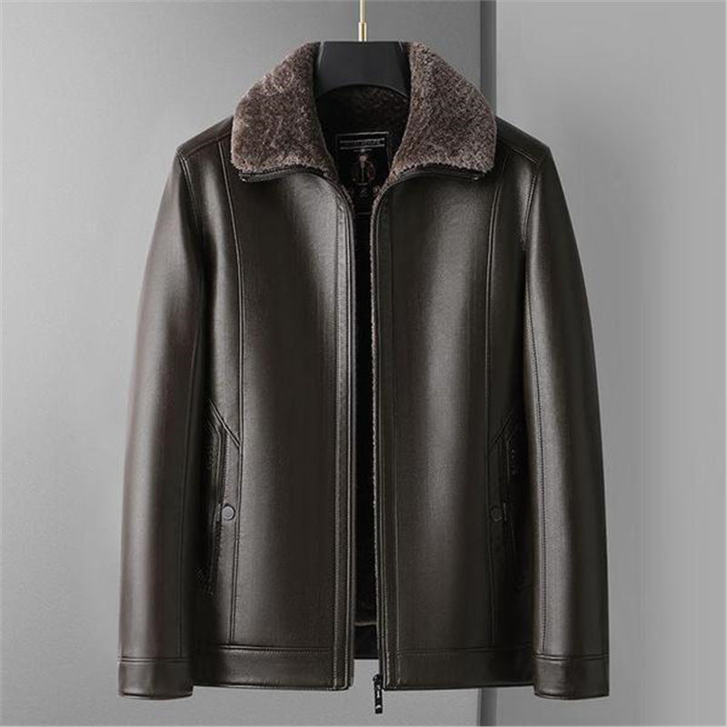 Mens leather jacket